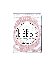 Invisibobble SLIM Time To Pink - Резинка-браслет для волос, цвет мерцающий розовый 3 шт