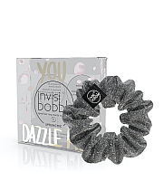 Invisibobble SPRUNCHIE You Dazzle Me - Резинка-браслет для волос, цвет серый с блестками 1 шт