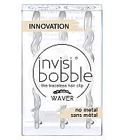 Invisibobble WAVER Crystal Clear - Заколка для волос, цвет прозрачный 3 шт