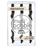 Invisibobble WAVER Pretty Dark - Заколка для волос, цвет коричневый 3 шт