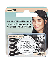 Invisibobble WAVER Pretty Dark - Набор заколок (с подвесом), цвет коричневый