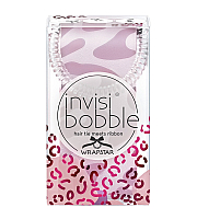 Invisibobble WRAPSTAR Cat In The City - Резинка с лентой, цвет сиреневый
