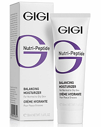GIGI Nutri-Peptide Balancing Moisturizer - Балансирующий крем для жирной кожи лица 50 мл