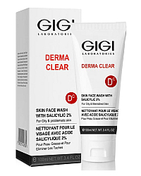 GIGI Derma Clear Skin Face Wash - Мусс очищающий с 2% салициловой кислотой 100 мл