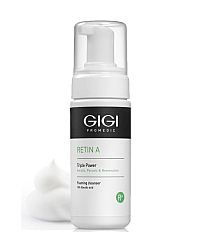 GIGI Retin A Triple Power Foaming Cleanser - Очищающий мусс для лица 140 мл