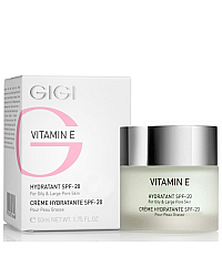 GIGI Vitamin E Hydratant SPF 17 for oily and large pore skin - Крем увлажняющий для жирной кожи 50 мл