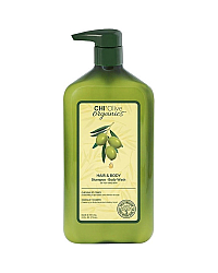 CHI Naturals with Olive Oil Shampoo and Body Wash Hair and Body - Шампунь и гель для душа 710 мл
