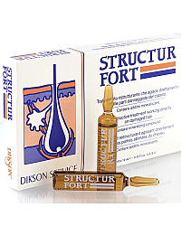 Dikson Structur Fort - Средство для восстановления безжизненных, посеченных ослабленных волос ампулах 10*12 мл