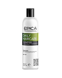 Epica Professional Daily Haircare - Шампунь для ежедневного ухода с маслом бабассу и экстрактом зеленого чая 300 мл