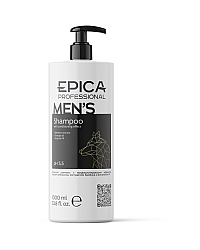 Epica Professional Men's - Мужской шампунь с кондиционирующим эффектом 1000 мл