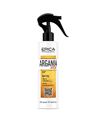 Epica Professional Argania Rise Organic - Спрей для придания блеска волосам с комплексом масел 250 мл