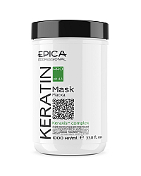 Epica Professional Keratin PRO - Маска для реконструкции и глубокого восстановления волос 1000 мл