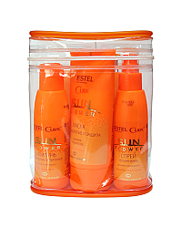Estel Professional Curex Sun Flower - Косметический дорожный набор для волос (шампунь, маска и спрей)