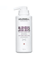 Goldwell Dualsenses Blondes And Highlights 60sec Treatment - Интенсивный уход за 60 секунд 500 мл