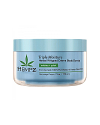 Hempz Triple Moisture Herbal Body Scrub - Скраб для тела Тройное увлажнение 176 г