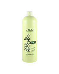 Kapous Studio Professional Shampoo For Hair With Avocado and Oliva Oils - Шампунь увлажняющий для волос с маслами авокадо и оливы 1000 мл