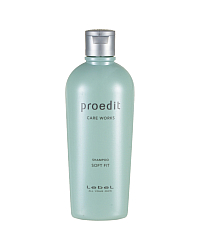 Lebel Proedit Care Works Soft Fit Shampoo - Шампунь для жестких и непослушных волос 300 мл