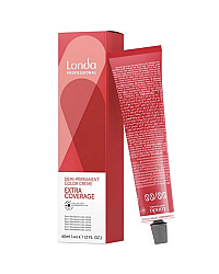 Londa Extra Coverage 4/07 - Тонирующая крем-краска для волос, тон шатен натурально-коричневый 60 мл