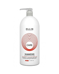 Ollin Care Color and Shine Save Shampoo - Шампунь, сохраняющий цвет и блеск окрашенных волос 1000 мл
