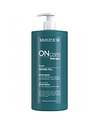 Selective Professional On Care Refill Densi-Fill Shampoo - Шампунь филлер для ухода за поврежденными или тонкими волосами 1000 мл