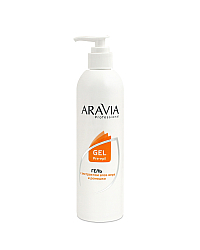 Aravia Professional Гель для обработки кожи перед депиляцией с экстрактами алоэ вера и ромашки 300 мл