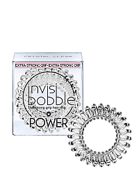 Invisibobble POWER Crystal Clear Резинка-браслет для волос, цвет прозрачный 3 шт