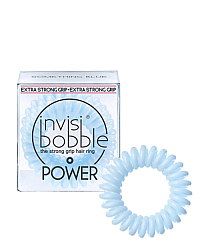 Invisibobble POWER Something Blue - Резинка-браслет для волос, цвет нежно-голубой 3 шт