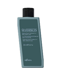 Kaaral Manniskan Tonifying Shampoo & Shower Gel 3 in 1 - Тонизирующий шампунь и гель для душа 3 в 1 250 мл