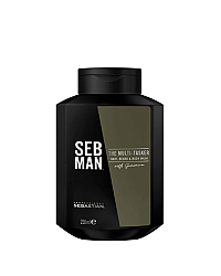 SEB MAN THE MULTITASKER - Шампунь для ухода за волосами, бородой и телом 3 в 1 250 мл