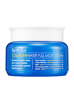 FarmStay Collagen Water Full Moist Cream - Крем для лица увлажняющий с коллагеном 100 г