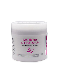 Aravia Laboratories Raspberry Cream Scrub - Малиновый крем-скраб 300 мл 