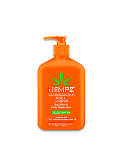 Hempz Yuzu & Starfruit Daily Herbal Body Moisturizer SPF 30 - Молочко солнцезащитное увлажняющее для тела Юдзу и Карамбола SPF 30 250 мл