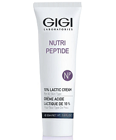 GIGI Nutri-Peptide 10% Lactic Cream - Увлажняющий крем для лица с молочной кислотой 50 мл