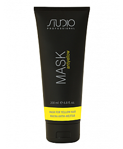 Kapous Studio Professional Antiyellow Mask - Маска для волос Анти-желтая 200 мл 