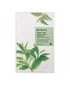 Mizon Joyful Time Essence Mask Green Tea - Маска тканевая с экстрактом зелёного чая 23 г