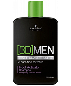 Schwarzkopf [3D] Men Activating Shampoo - Шампунь, активирующий рост волос 250 мл