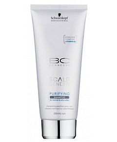 Schwarzkopf BC Bonacure Scalp Genesis Purifying Shampoo - Очищающий шампунь 200 мл