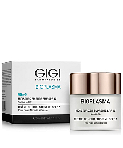 GIGI Bioplasma Moisturizer Supreme SPF 17 - Крем увлажняющий для нормальной и жирной кожи 50 мл