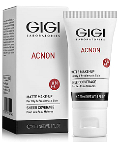 GIGI Acnon Matte Makeup - Крем-тон матирующий для проблемной и жирной кожи 30 мл