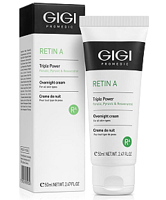 GIGI Retin A Triple Power Overnight Cream - Крем ночной пролонгированного действия 50 мл
