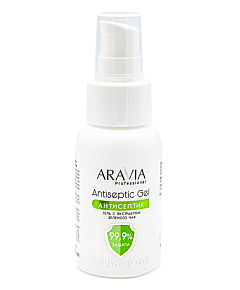Aravia Professional Antiseptic Gel - Гель-антисептик для рук с экстрактом зеленого чая 50 мл