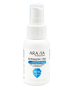 Aravia Professional Antiseptic Gel - Гель-антисептик для рук с ионами серебра и глицерином 50 мл