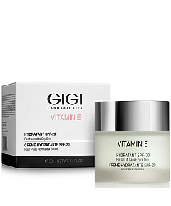 GIGI Vitamin E Hydratant SPF 20 for normal to dry skin - Крем увлажняющий для нормальной и сухой кожи 50 мл