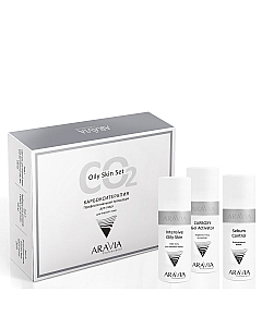 Aravia Professional Oily Skin Set - Карбокситерапия набор для жирной кожи