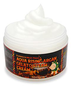 Elizavecca Aqua Rising Argan Gelato Steam Cream - Крем для лица с аргановым маслом 100 гр