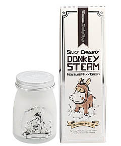Elizavecca Silky Creamy Donkey Steam Moisture Milky - Крем для кожи молочный увлажняющий 100 мл