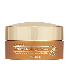 Deoproce Fermentation Active Healing Cream - Крем для лица питательный кислородный 100 г