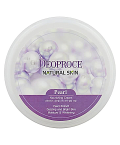 Deoproce Natural Skin Pearl Nourishing Cream - Крем для лица и тела с экстрактом жемчуга 100 г