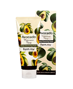 FarmStay Avocado Deep Cleansing Foam - Пенка очищающая с экстрактом авокадо 180 мл