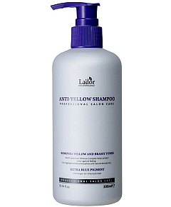 LA'DOR Anti Yellow Shampoo - Шампунь для светлых волос для нейтрализации желтого пигмента 300 мл